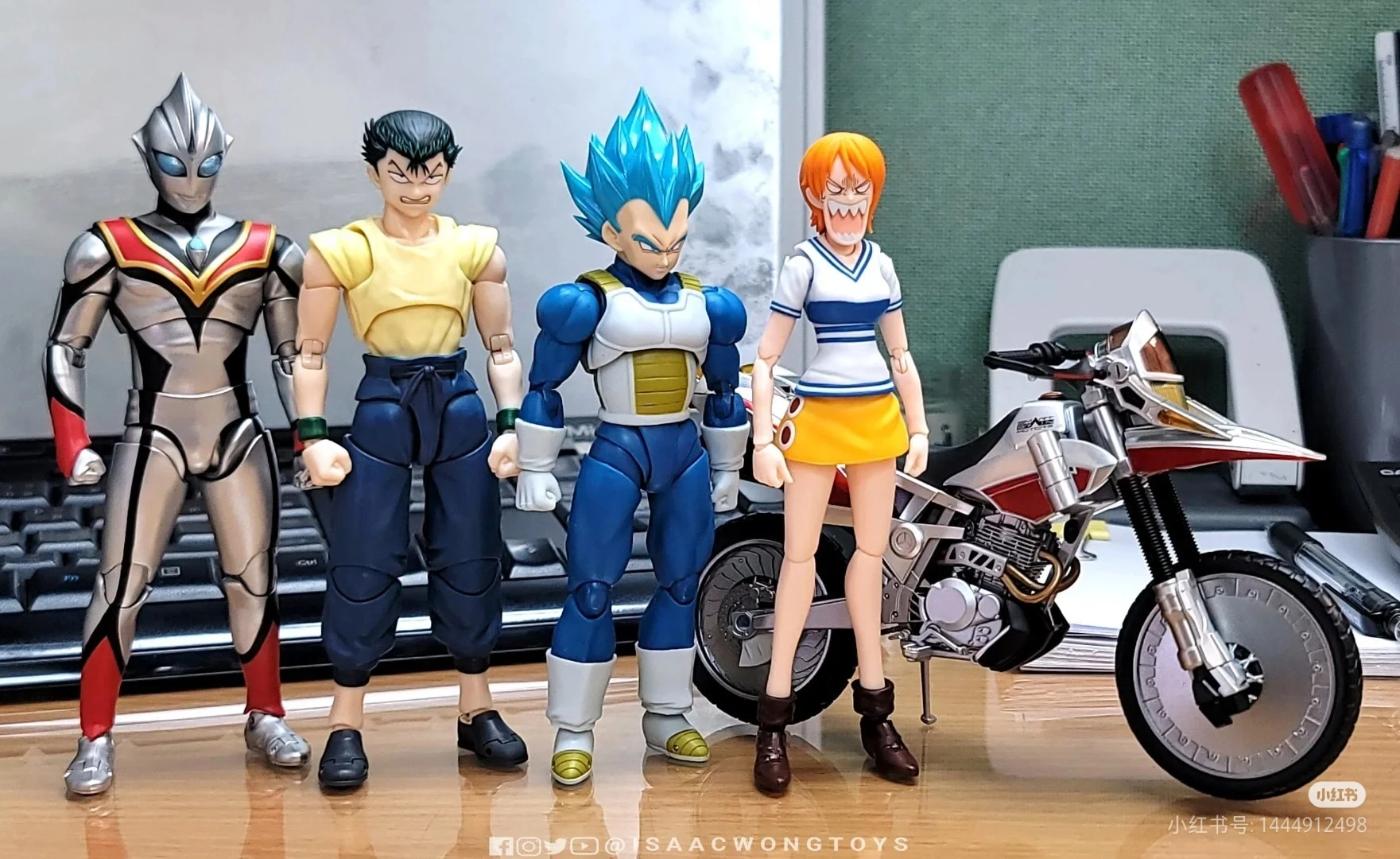 100% original bandai sh figuarts shf dragon ball vegeta figuras de ação de cabelo azul anime modelo figura coleção