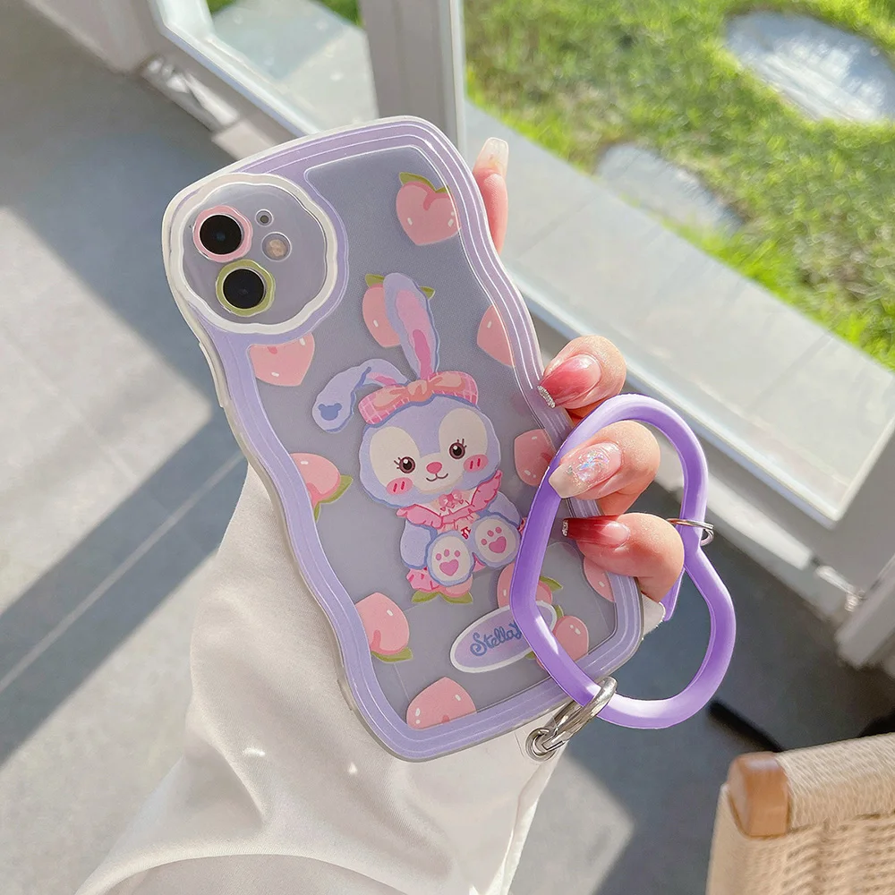 Anti-Lost Love Heart Keychain Mobile Phone Strap Ring Pendant Phone Hanging Lanyard Soft Silicone Wristband Bracelet Accessories