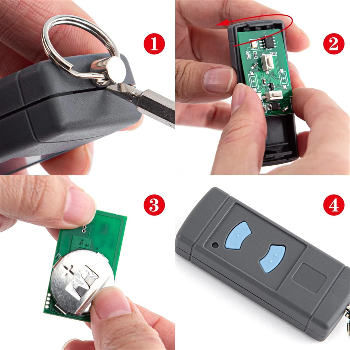 2 Pack Garage Door Remote Handheld Transmitter Replacement for HORMANN HSE2-868 HS4-868 HSM4-868 GARADOR Promatic