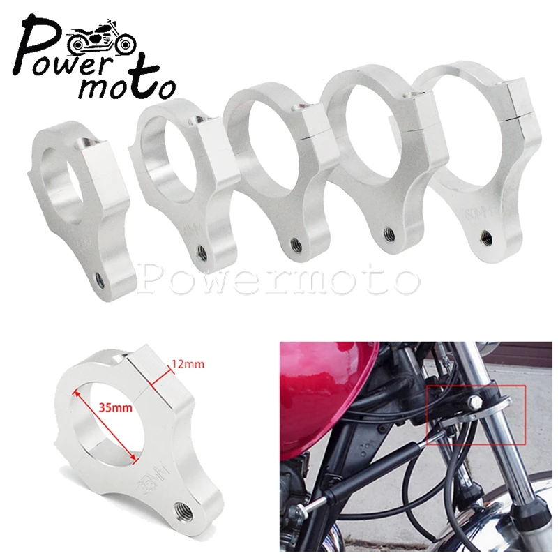 Motorcycle Steering Damper Stabilizer Clamp Frame Mount Bracket  30 31 32 33 35 37 39 40 42 45 48 50 51 52 53 60mm Fixer Adapter