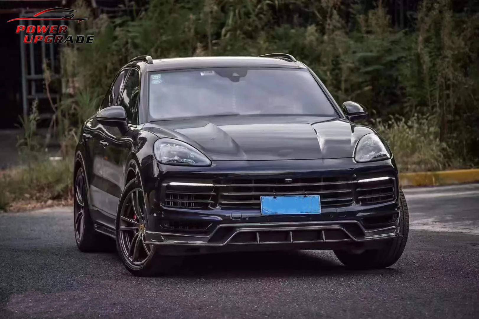 CMS-Stil Kohlefaser-Bodykit für  Cayenne 9 Y0 Kohle faser Front lippe Heck diffusor Seitens ch weller für Cayenne 9 Y0