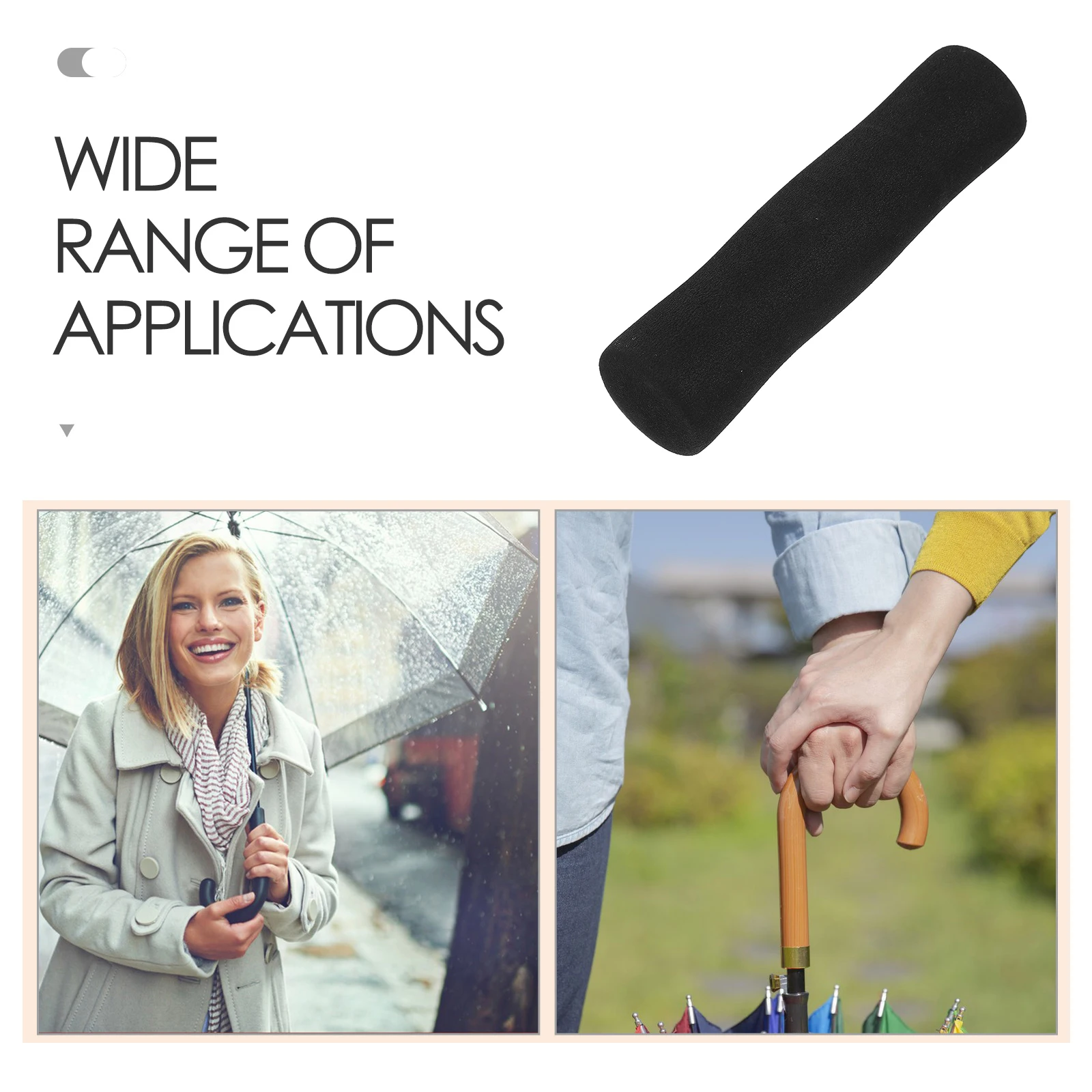 

Umbrella Handle Sponge Material Comfort Grip Foldable Replacement Accessory Sun Parasol Anti Slip Easy Installation Garden