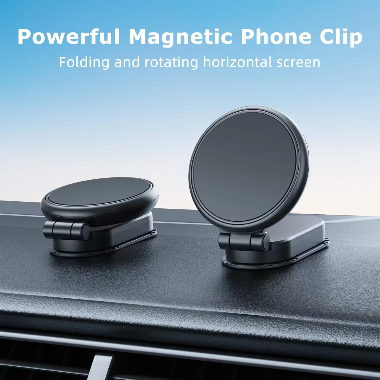 2026New حامل هاتف السيارة المغناطيسي ل تسلا عرض APP طوي 360 درجة دوران سيارة معدنية جبل آيفون 12 13 14 برو ماكس