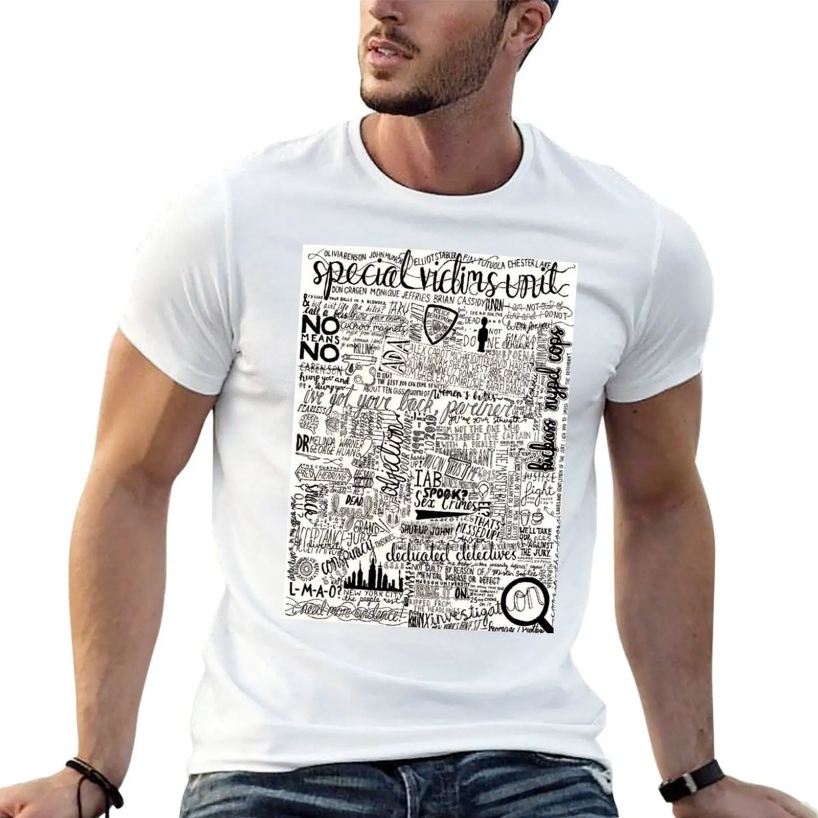 

Law & Order - SVU Masterpiece T-Shirt t shirts for man graphic vintage cotton t shirts high quality T-Shirt