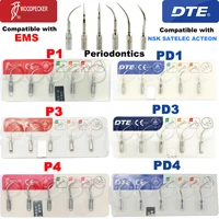 Puntas de pájaro carpintero DTE, escalador ultrasónico Dental, puntas de perodoncia compatibles con EMS NSK SATELEC ACTEON, pieza de mano, herramientas de odontología