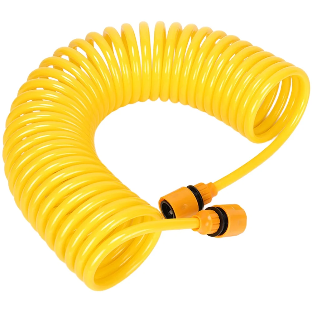 Flexible Recoil Hose for Seamless Transition Between Extended Reach and Stored Position in Small Storage Areas
