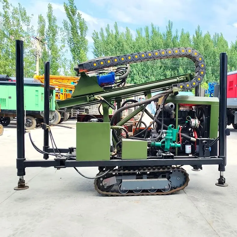 

Индивидуализированное оборудование для бурения водяных скважин на 200 м, дизельный гидравлический роторный портативный высокоэффективный буровой станок