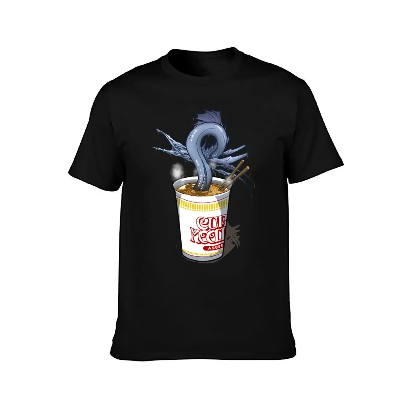 Angry Cup Noodle T-Shirt sublime street wear shirts graphic tees vintage mens funny t shirts