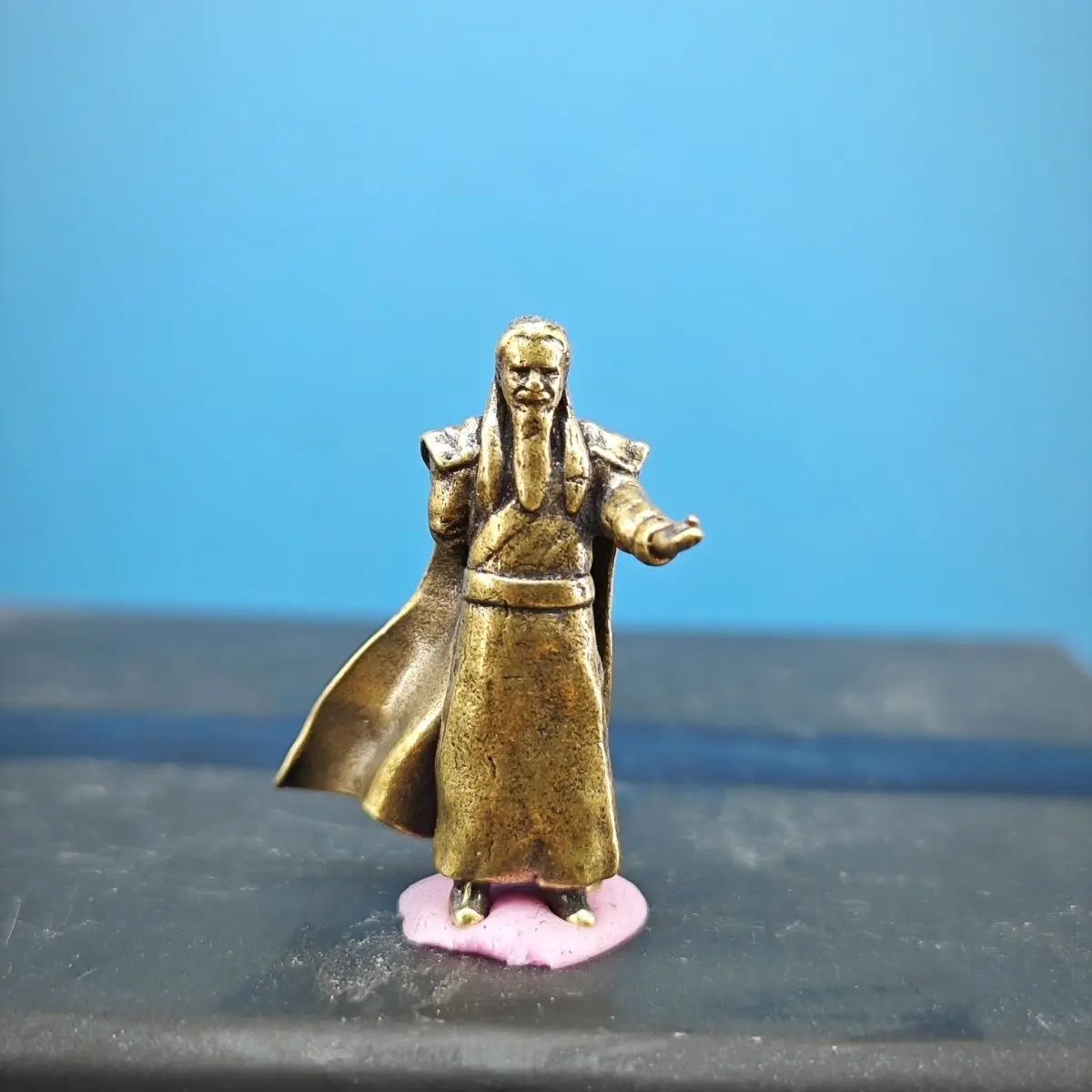Brass antique style - The Storm, the Wind,  Hero Tyrant 1:64 miniature landscape figurine model diorama display piece