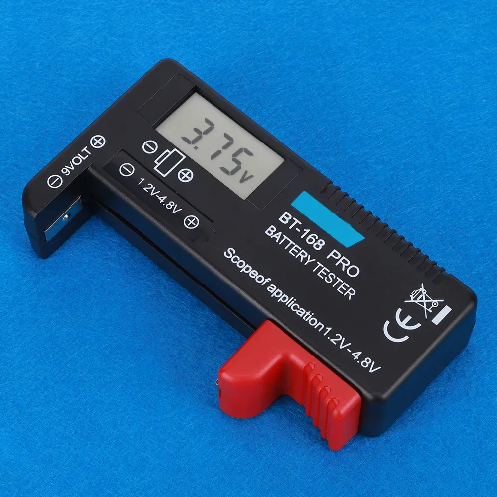 1.2V‑4.8V Battery Tester BT‑168PRO Digital LCD Battery Tester 1.2V‑4.8V Battery Checker for Small Batteries Button Cell