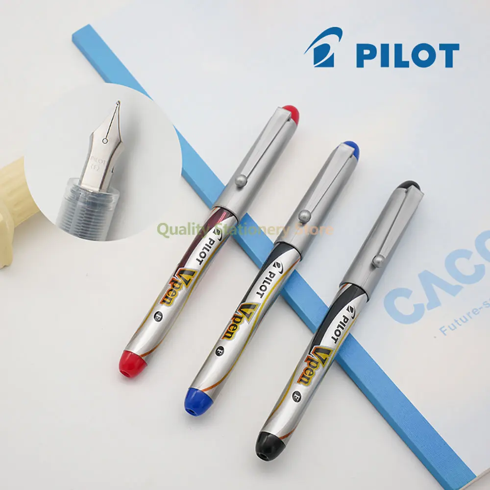 

3pcs Japanese PILOT SVP-20NS Disposable Straight Liquid Vpen Pen F Fine Nib Student Special School Stationery