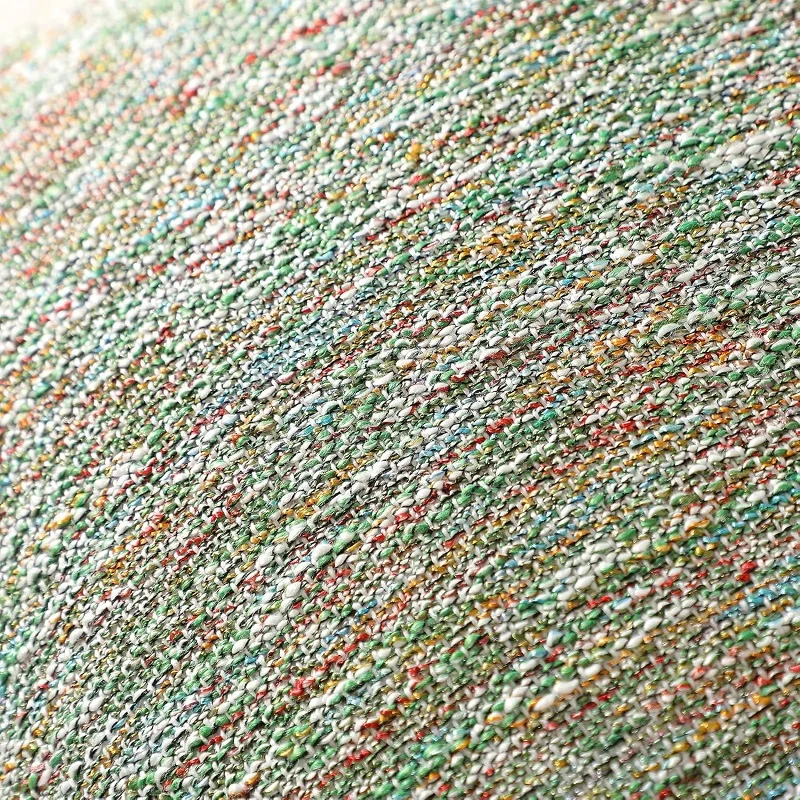Soft Chenille Cross Pattern Cushion Covers - Decorative Throw Pillow Cases with Pompom Edge for Home Decor Sofa Living Room