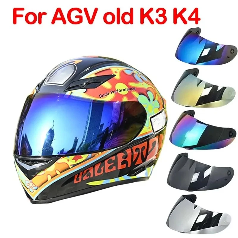 

Helmet Visor for AGV K3 K4 Casco Moto Accessories K3 Shield Uv Protection K4 Helmet Lens Windproof Capacetes Shield Windshield