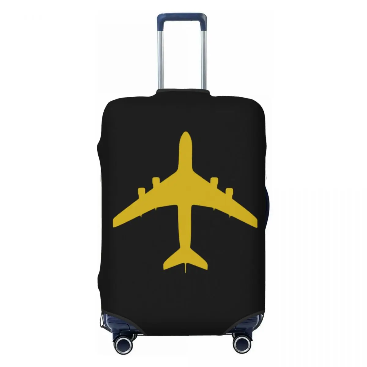 

Милый классический чехол для чемодана в виде самолета, моющийся, для пилотов и авиационных экипажей, для путешествий
