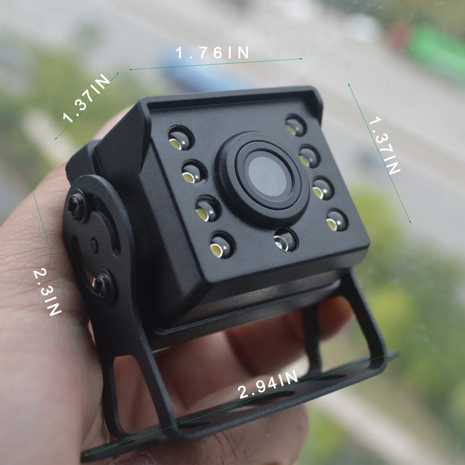 4 PIN Reverse Backup Camera Assist System Rear View Cam Parking Safety Night Vision for Truck RV Trailer Pickup Lorry 24V Bus