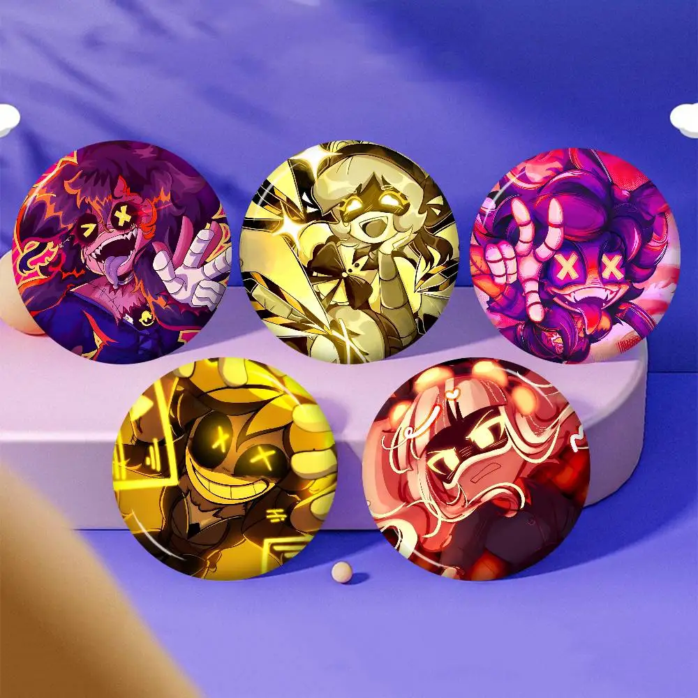 Game Anime Murder Drone 32/44/58MM Customizable Button Pins Cute Funny Creative Badge Jewelry Decor Gifts for Friends