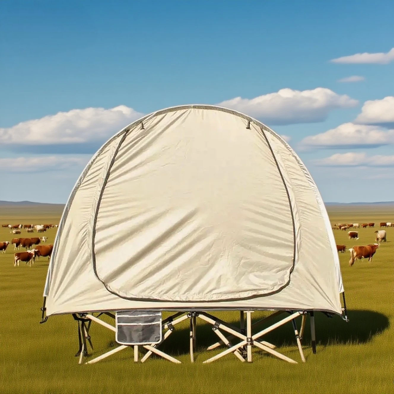 

Складная портативная палатка для детской кроватки на 1 человека (кровать НЕ ВКЛЮЧАЙТЕ), водонепроницаемая палатка PU4000 с серебряным покрытием 210D, простой набор