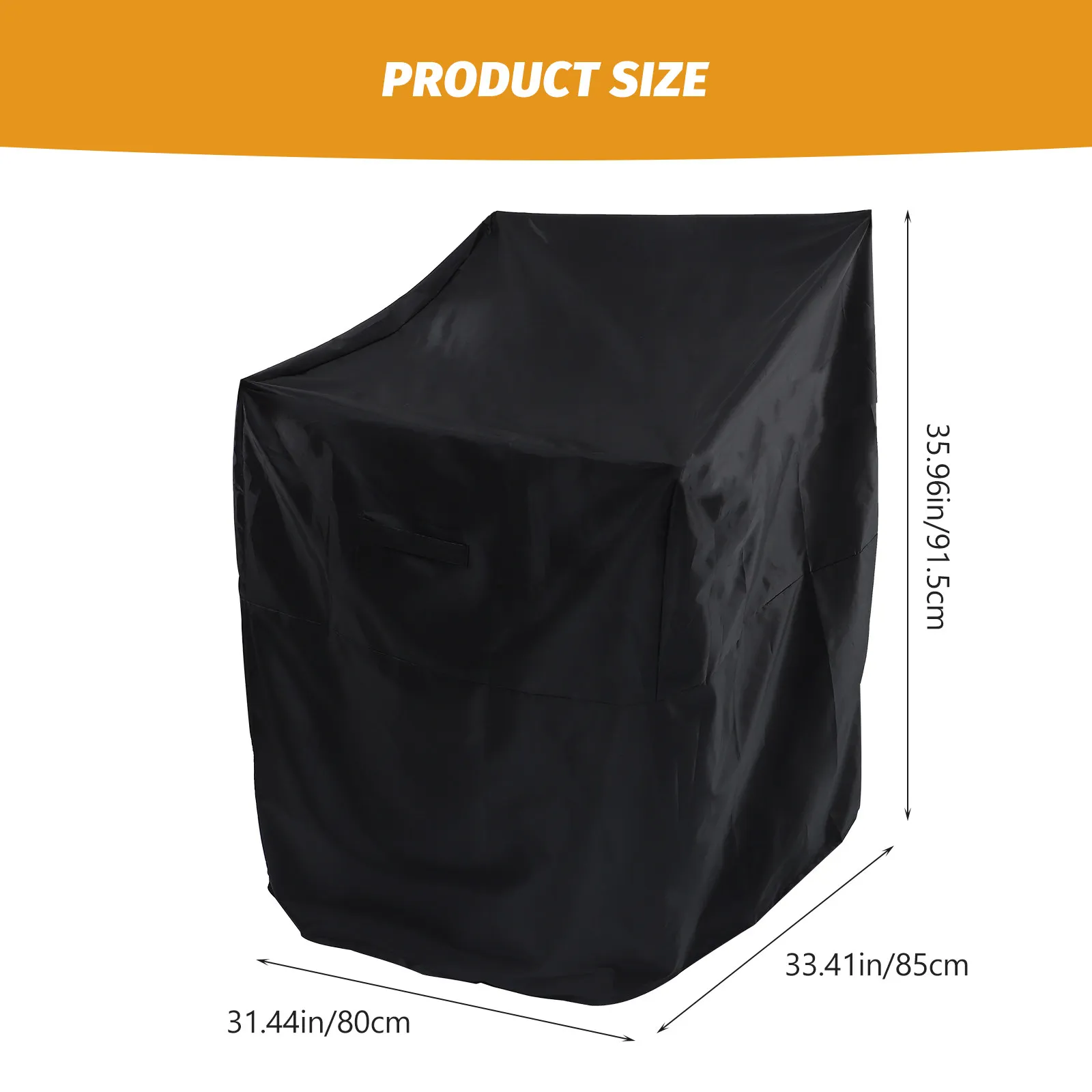 Outdoor Sofa Cover Oxford Fabric Sun-Proof Chair Protector Waterproof Chair Cover Furniture Protector for Home Office Store