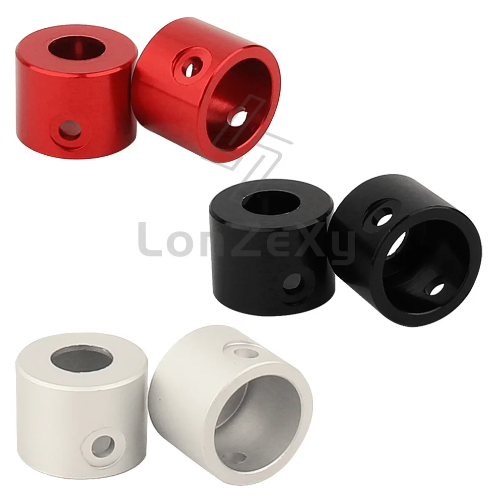 2Pcs Aluminum Rear Axle Cup For SCX10 Pro RC Crawler Car Upgrade Replacement Parts With M3 Screws, Fit 1/10 Scale RC Model
