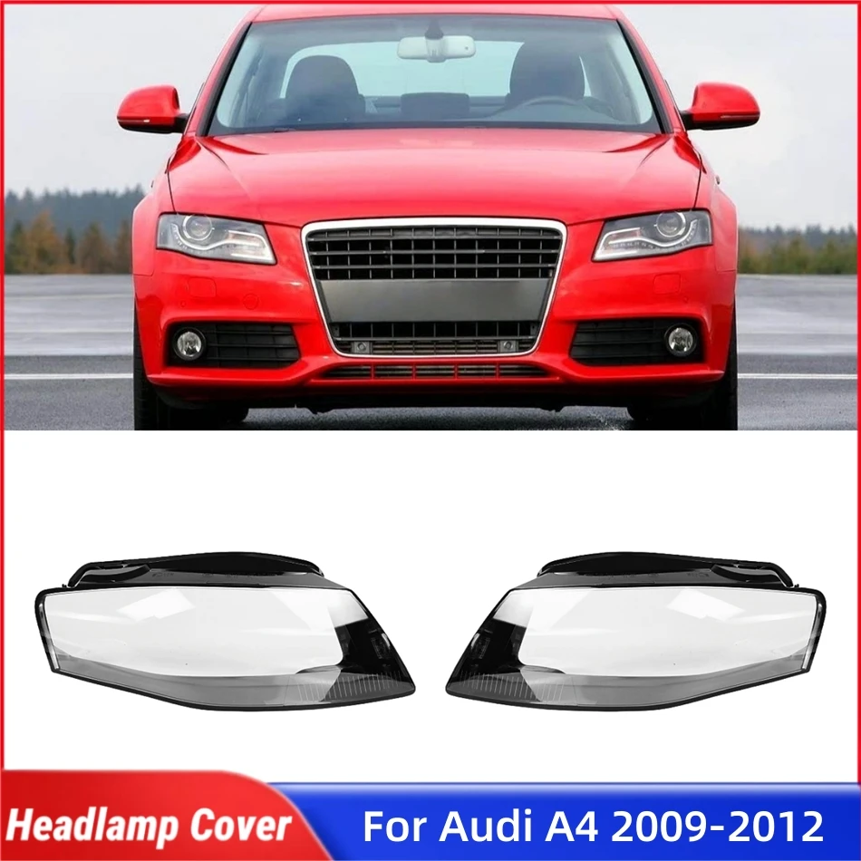 

Для Audi A4 A4L B8 2009 2010 2011 2012, автомобильные товары, абажур, корпус фары, передняя фара автомобиля, крышка объектива, корпус