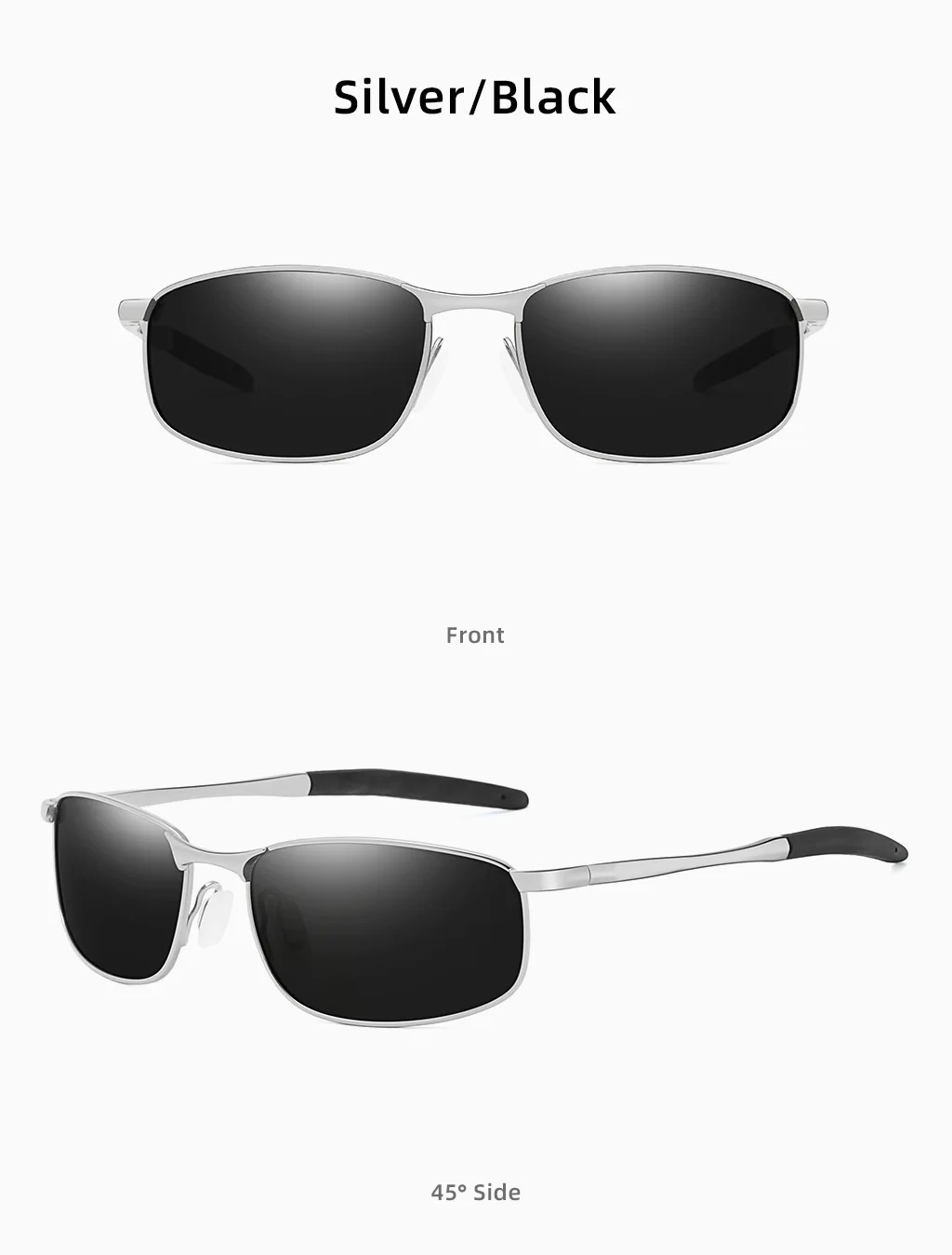 Designer Metalllegierung getönte Lesesonnenbrille Männer Outdoor Lesen Presbyopie Brillen UV-Schutz Freizeit Schatten Leser – Detail 10