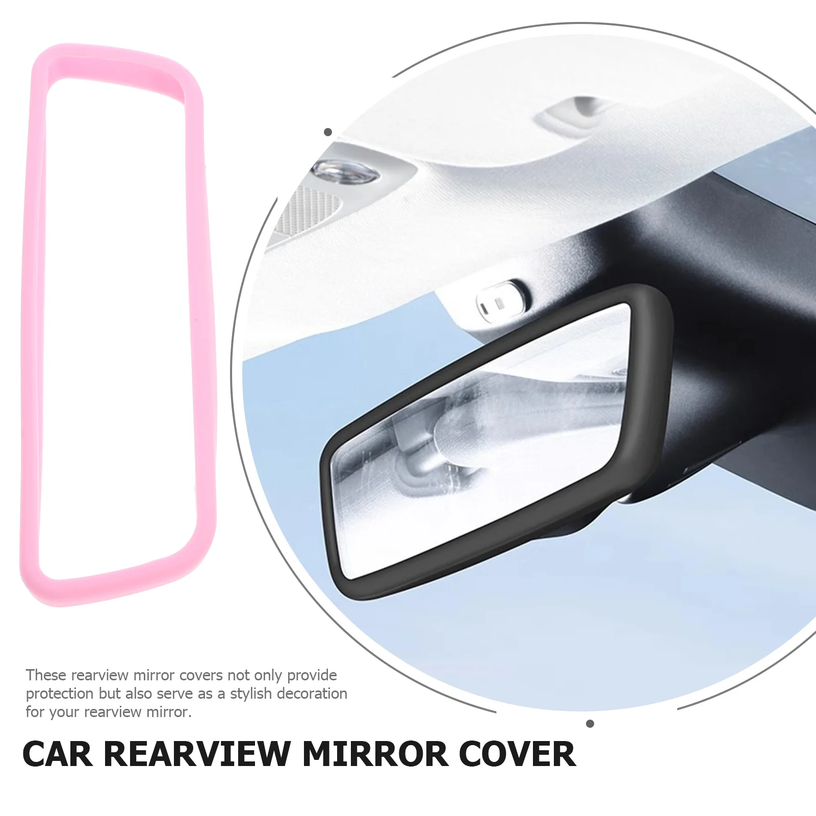 

Rearview Silicone Auto Rearview Car Rear Mirror Guard For Car Exterior Mirror Frame Compatible With 3/Y