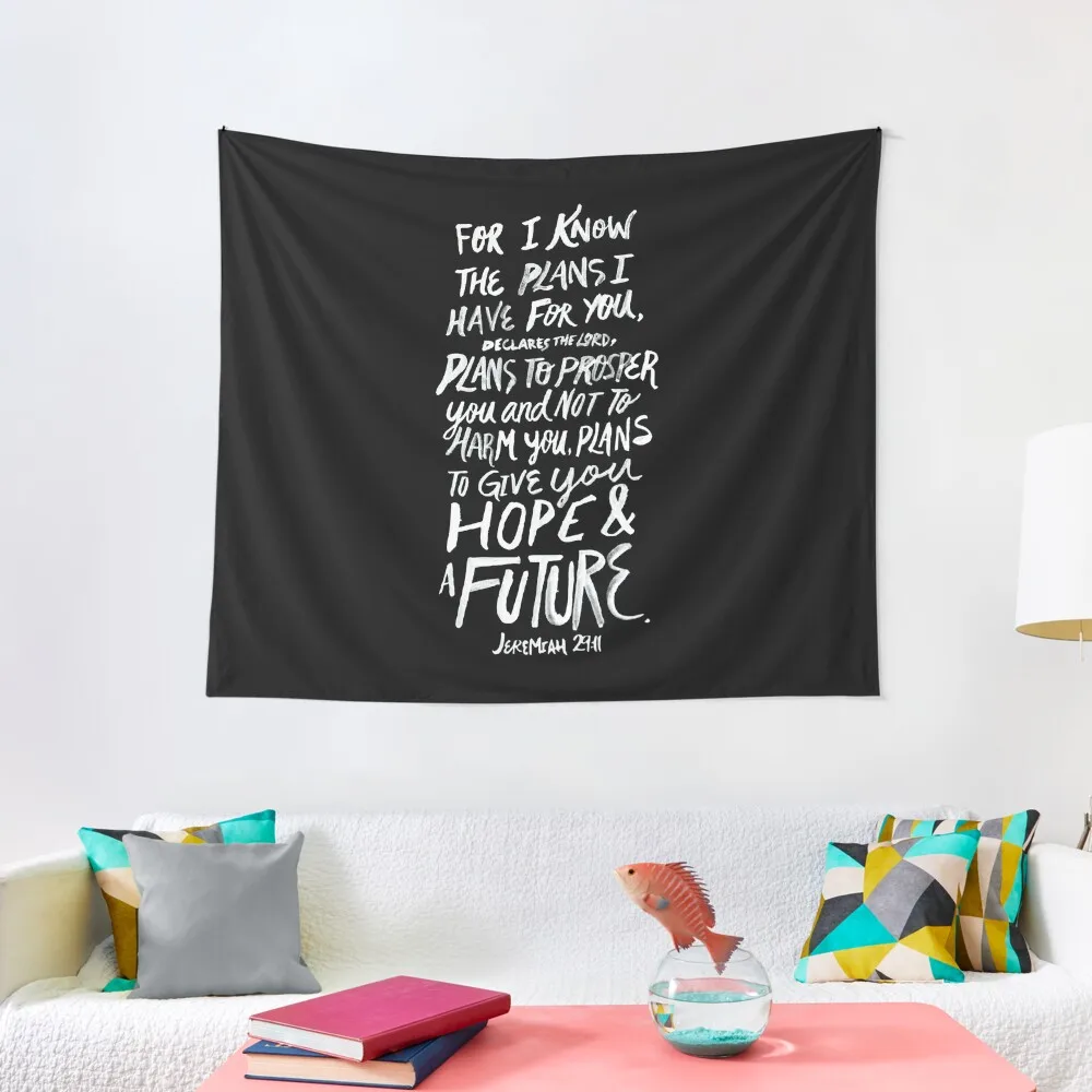 Jeremiah 29:11 II Tapestry For Bedroom Room Aesthetic Decor Kawaii Room Decor Room Decoration Aesthetic Tapestry