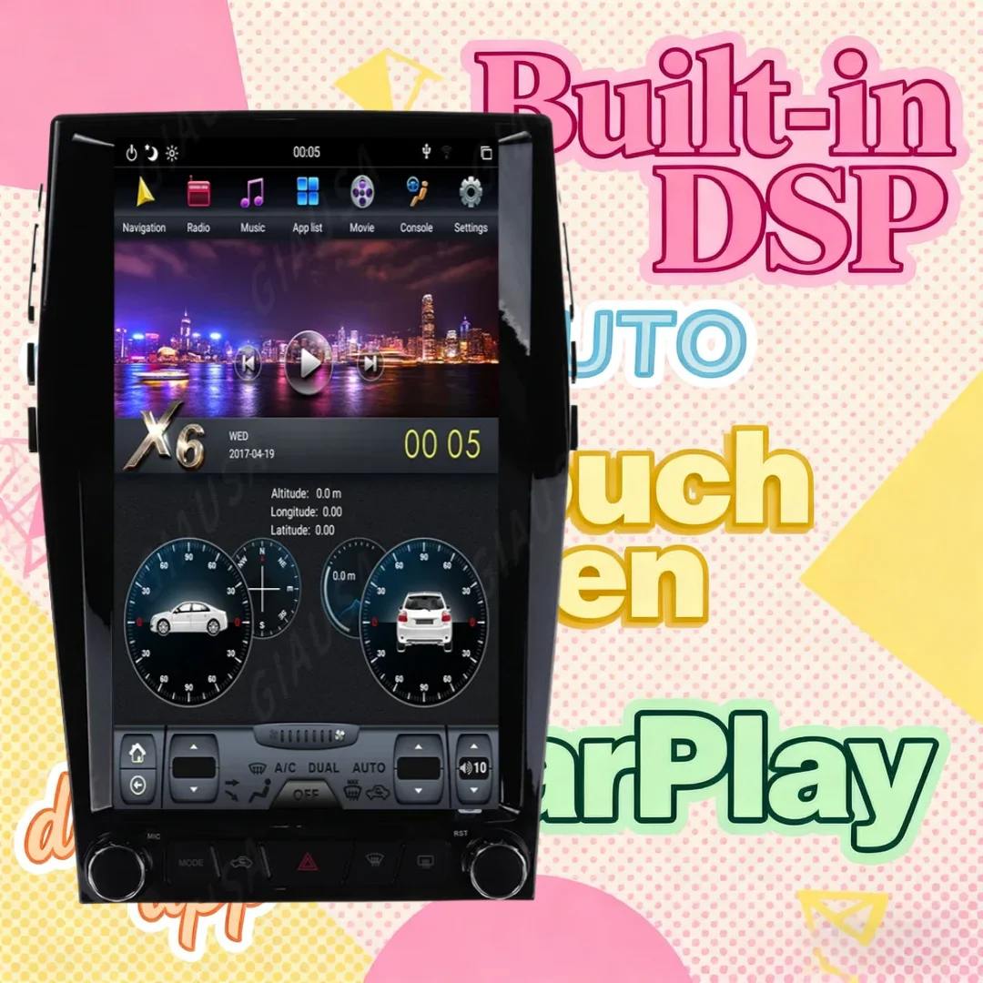 

13,6 дюйма для Ford Edge 2015 2016 2017 2018 2019 2020 Android Auto Carplay автомобильный радиоприемник мультимедийный плеер GPS Navi головное устройство 2Din DSP