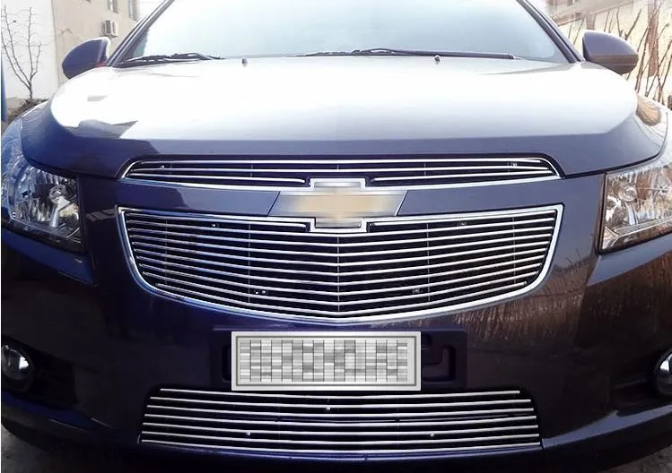 

Передний бампер автомобиля, решетка радиатора решетки для Chevrolet Classic CRUZE 2009-2014, металлическая нержавеющая сталь, хорошая производительность охлаждения