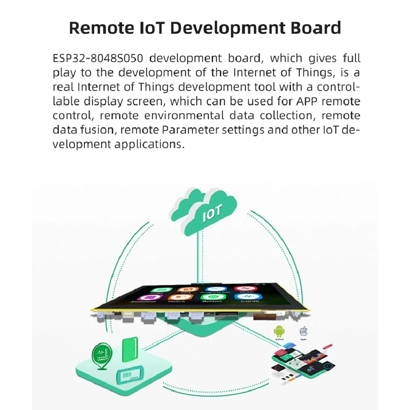 ESP32-S3 Flash Smart Display MCU WIFI Bluetooth-модуль 7-дюймовый 800X480 TN RGB LCD TFT (с сенсорным экраном)
