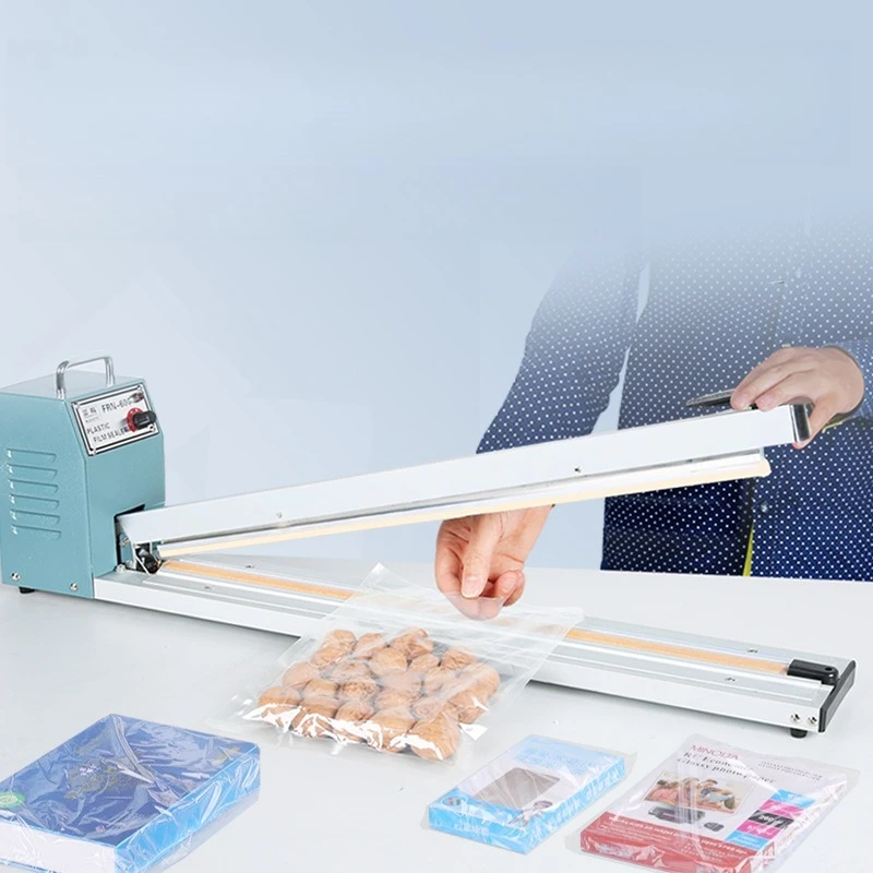 Multiple Model Hand Press Sealer Plastic Film Bag Sealer Heat Shrink Film Sealing Cutting Machine Commercial Use
