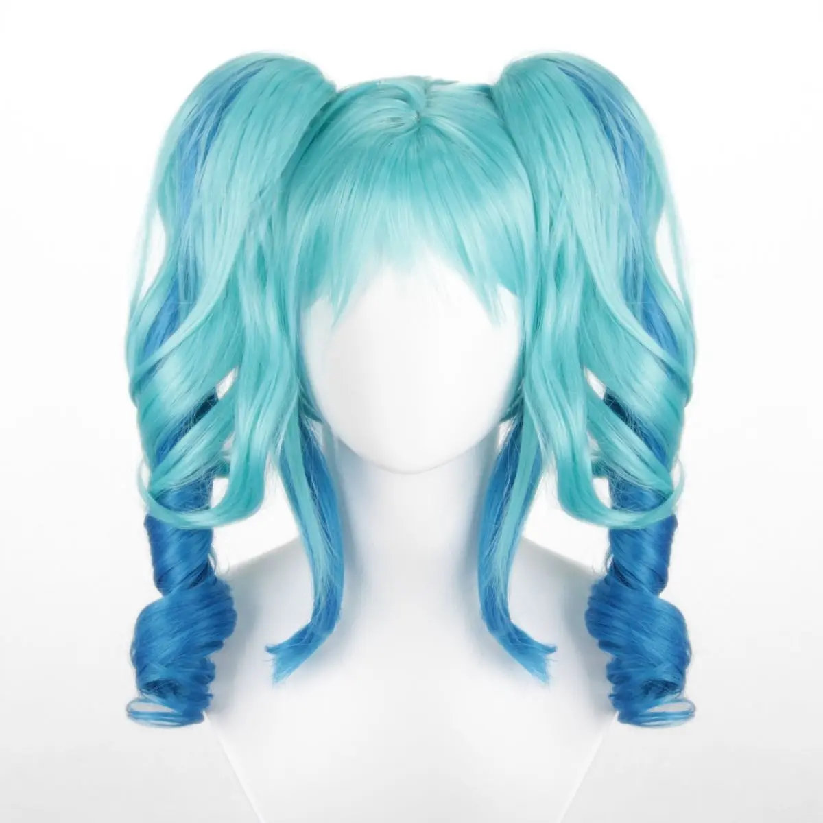 

Miku Double - curl Wig:Must - have for New Cosers! Create a lively look. Achieve the 2D diva's style instantly.