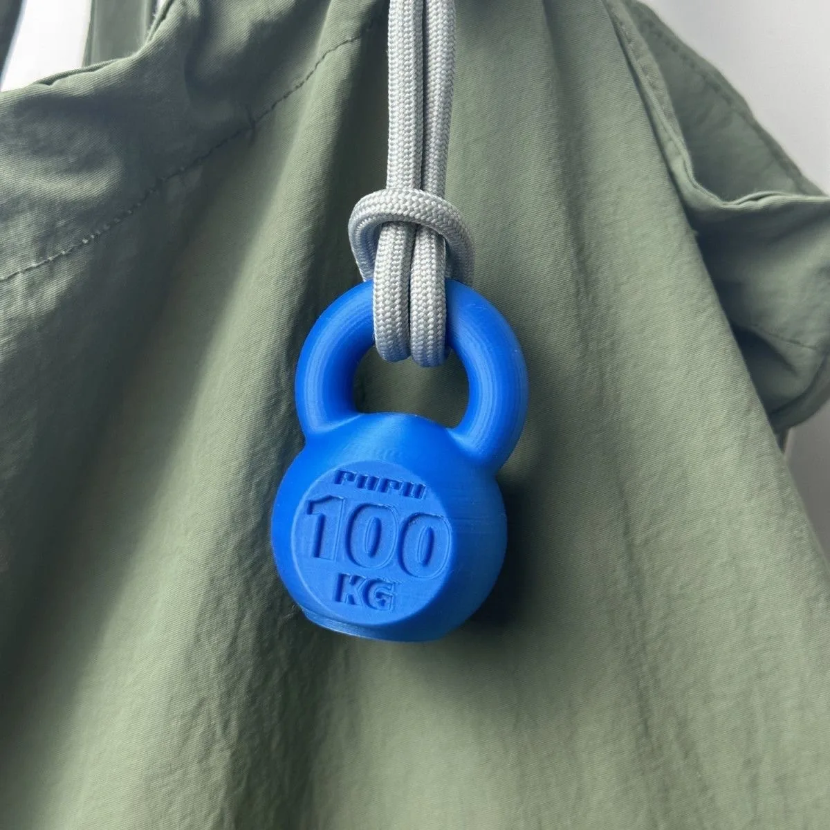 3D Printed Kettlebell Fitness Pendant Gym Bag Charm Keychain Multicolor Sports Decor