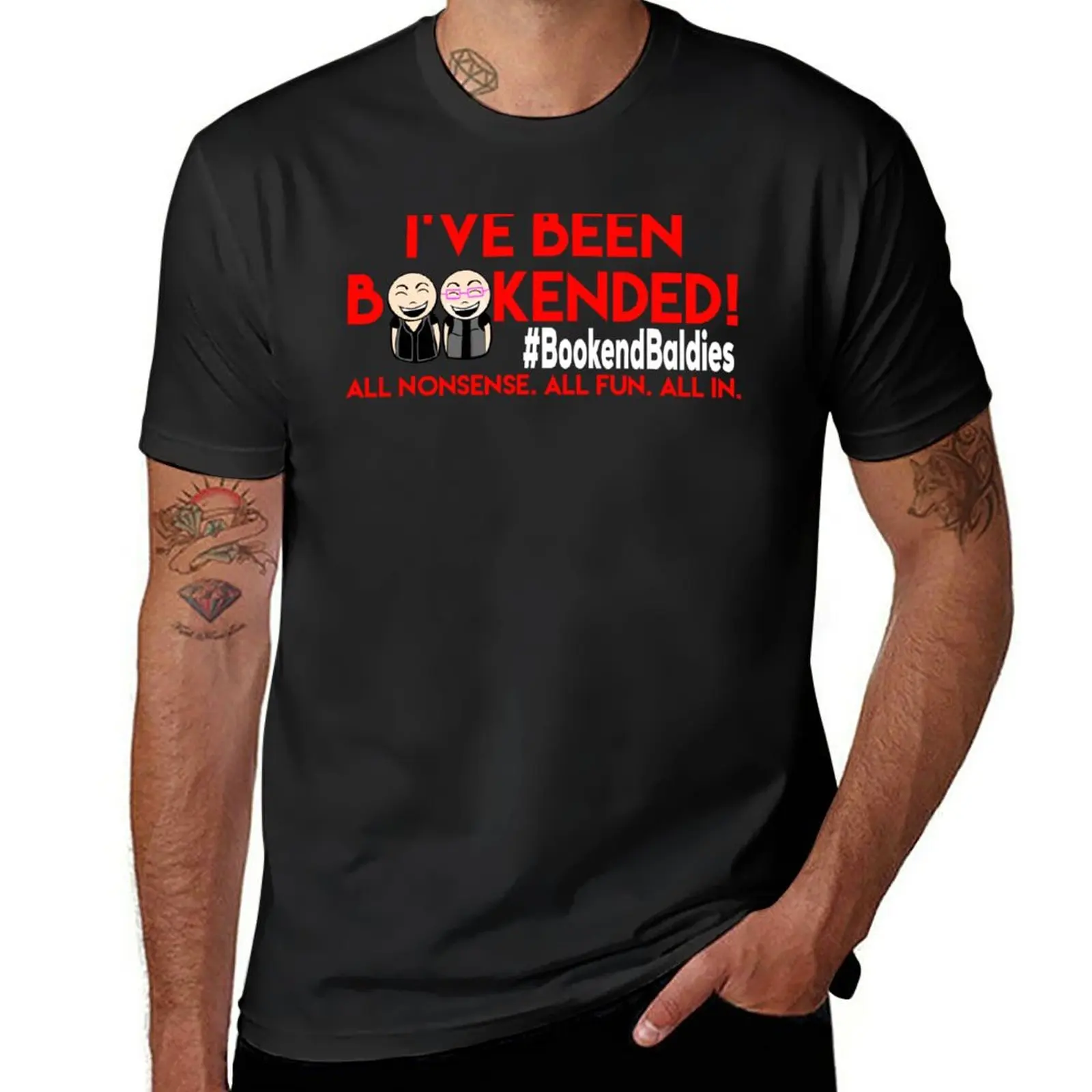 

New I’ve Been Bookended! T-Shirt t-shirts man t shirt man Men's clothing