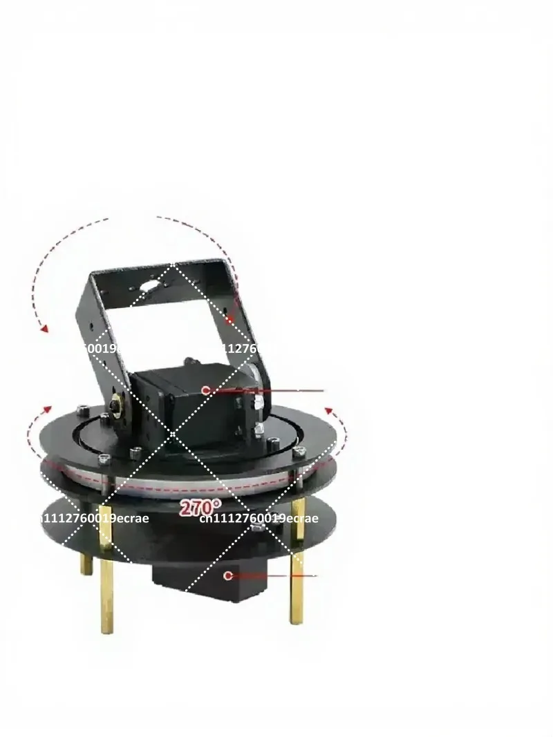 20kg High Torque 2D Pan Tilt Kit, Bearing-Supported Servo Mount for DIY Robotics Projects