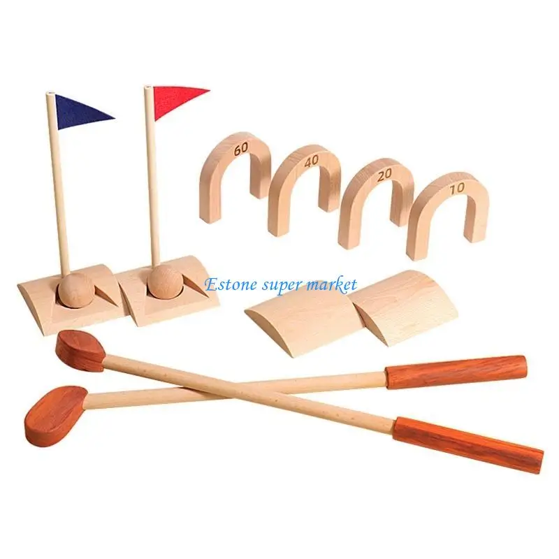 090B ensemble Club Golf pour enfants, Mini Golf, intérieur extérieur, jouets pelouse, ensemble jeu, exercice pour