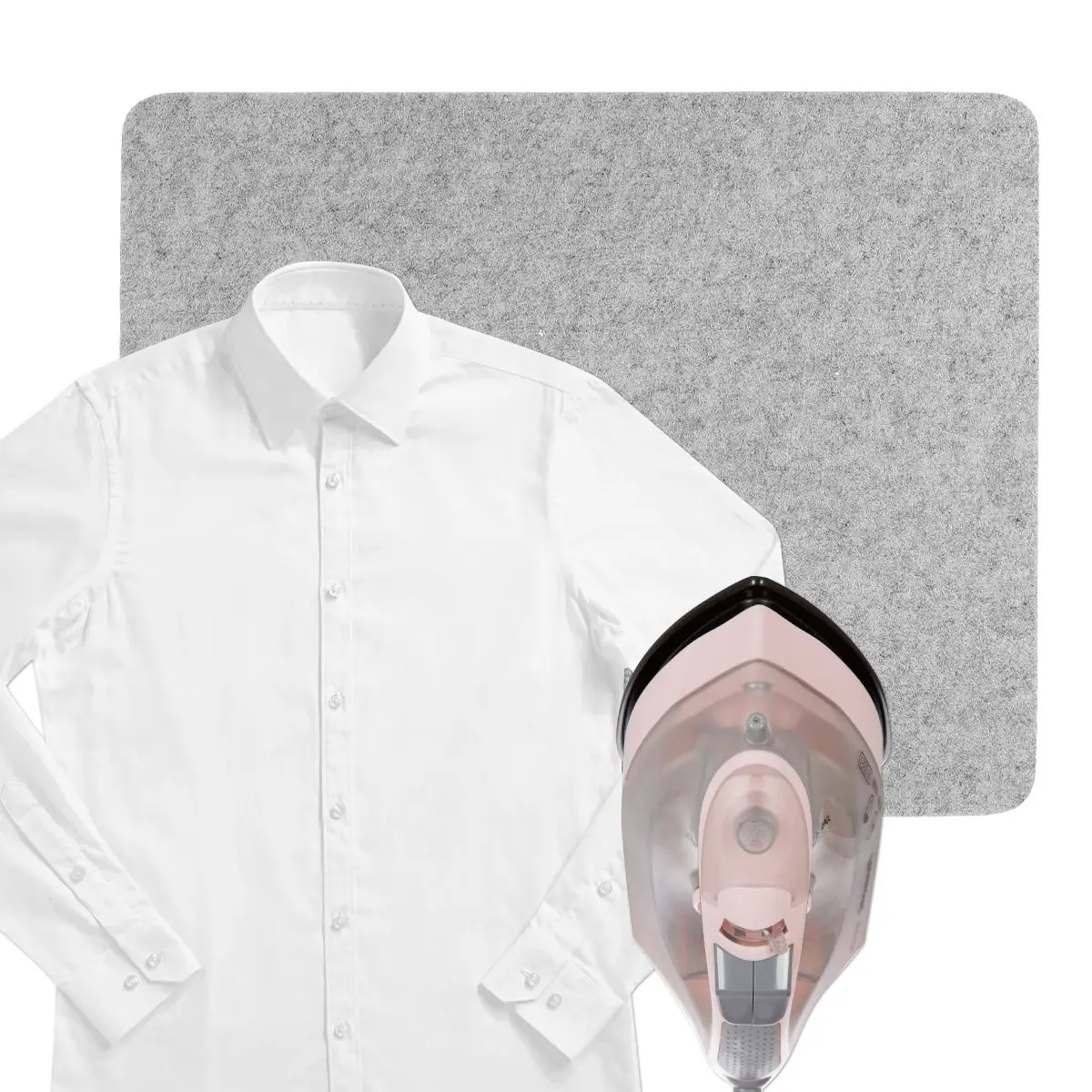 

13.5x17 Inch Ironing Pad Made of Dense Wool Felt for Double Sided Heat Transfer Ideal for Quilters Garment Pressing Countertop