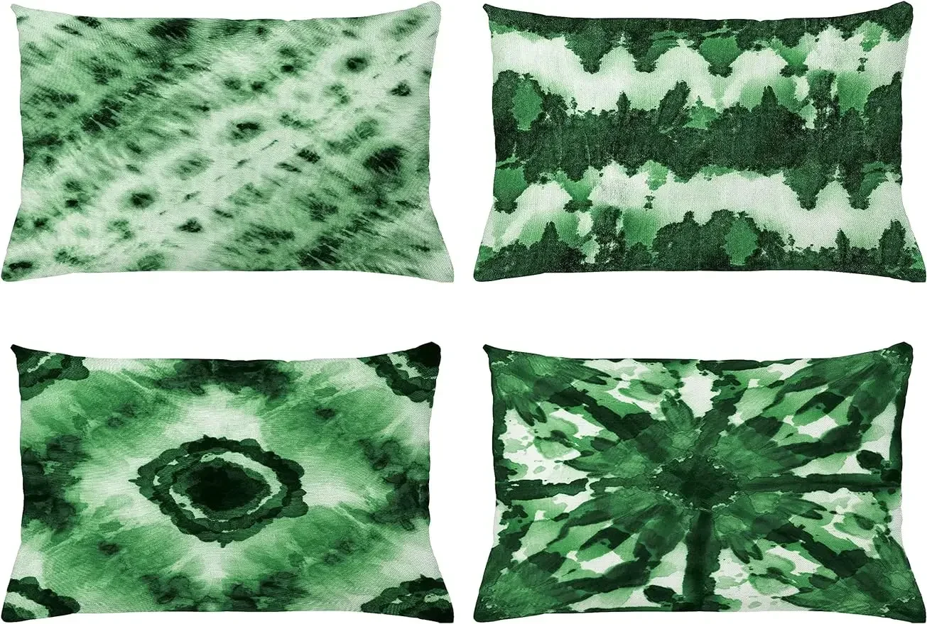 สไตล์ชาติพันธุ์พิมพ์หมอนเบาะรองนั่งเครื่องประดับมรกตปลอกหมอนภายในบ้านโซฟาตกแต่งเอวหมอน 30X50 ซม