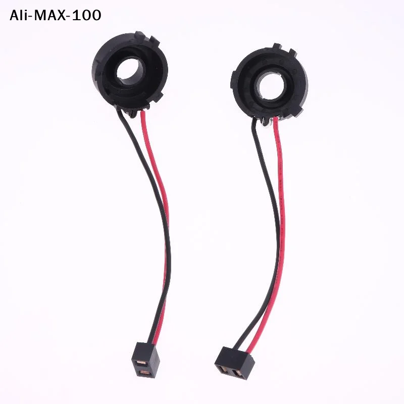 【Sv】2 Stück Scheinwerferhalterungen für Golf 7 MK7 MK6 Tiguan Sharan Multivan Touran Scirocco Passat B7 H7 LED-Sockeladapter