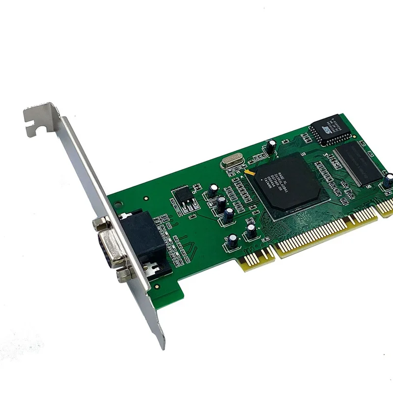 

【B89E】2X видеокарта PCI для настольного компьютера ATI Rage XL 8 МБ, тракторная карта, VGA-карта для HISHARD BUDDY