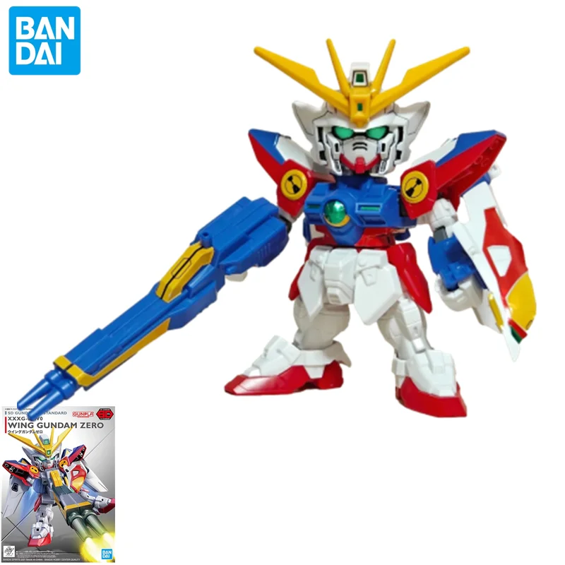 Bandai-Figurine SDEX Wing Gundam ontariassemblée, modèle BB Warrior, robot mobile, jouets de collection animée, ornement de bricolage