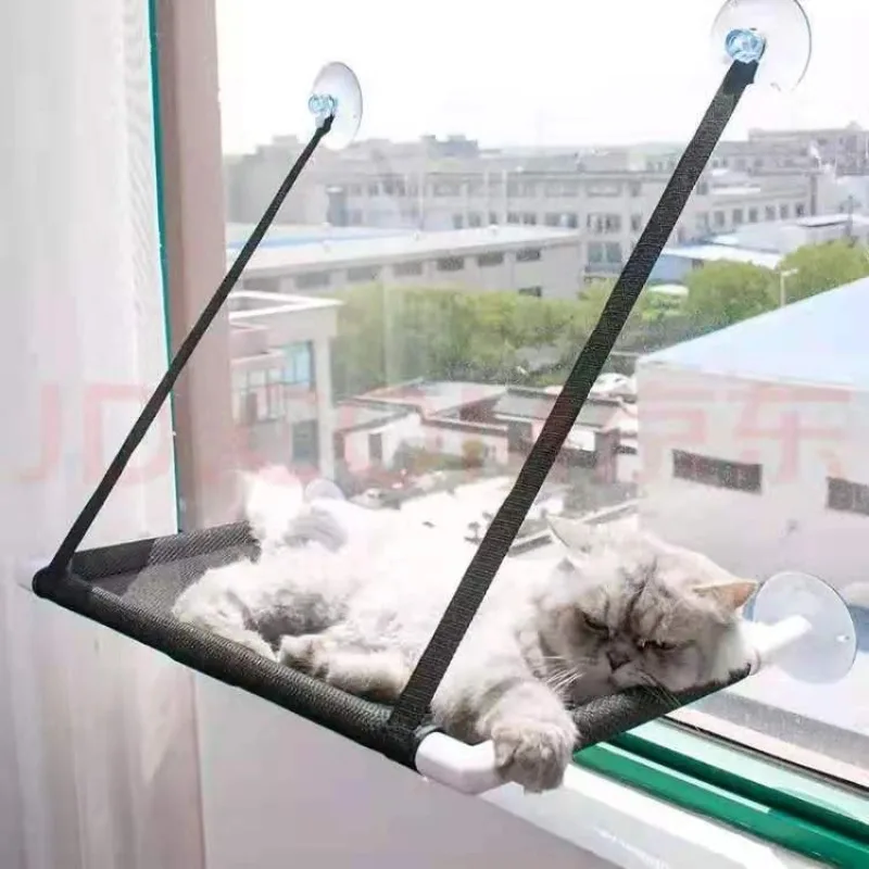 Cat Hammock Suction Cup Cat Nest Cat Bed All-season Universal Cat Hammock Glass Viewing Wall Hanging Cat Swing Cat Supplies