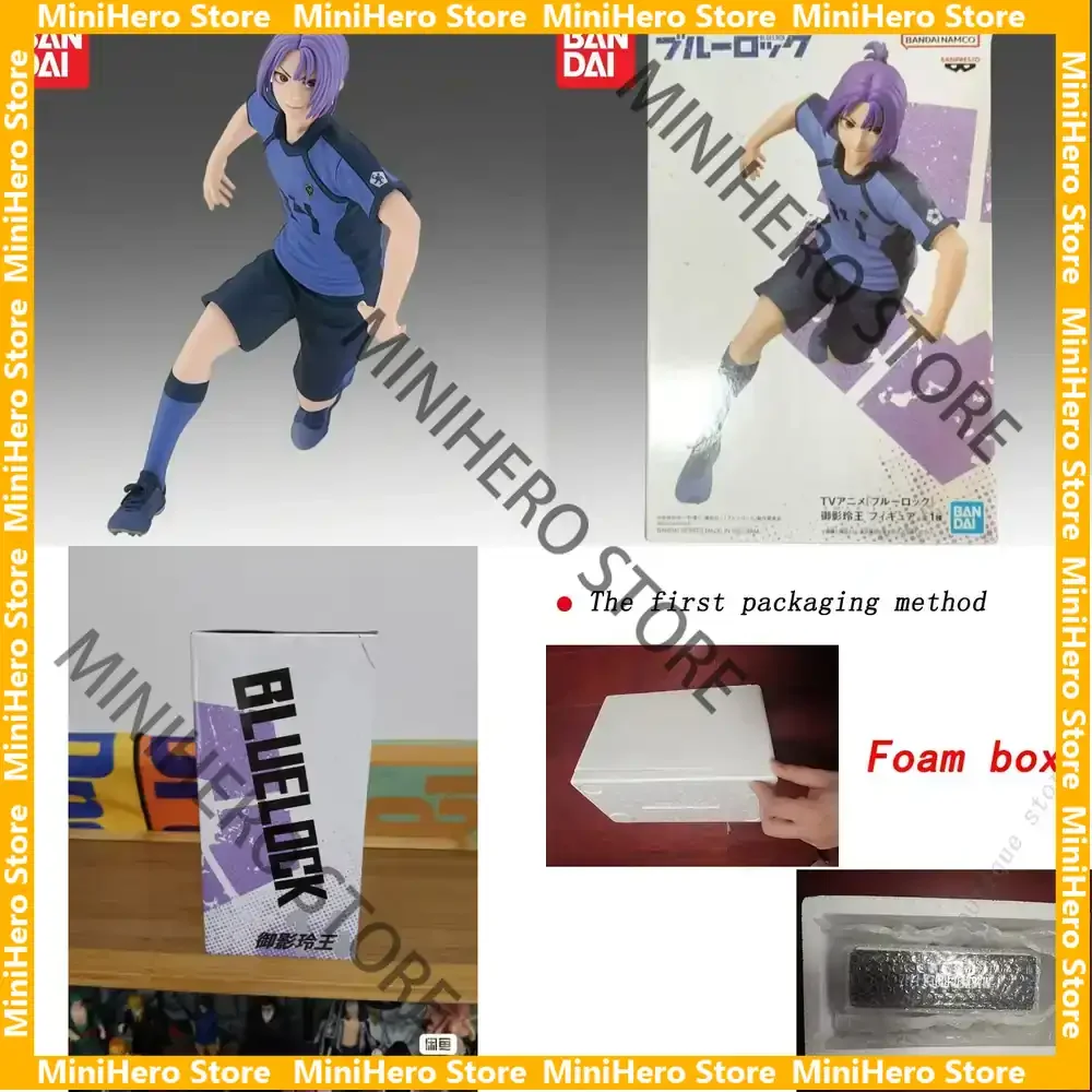 

В наличии Оригинальная фигурка Bandai Blue Lock Микагэ Рэо, ПВХ, 1/7, для аниме-коллекции