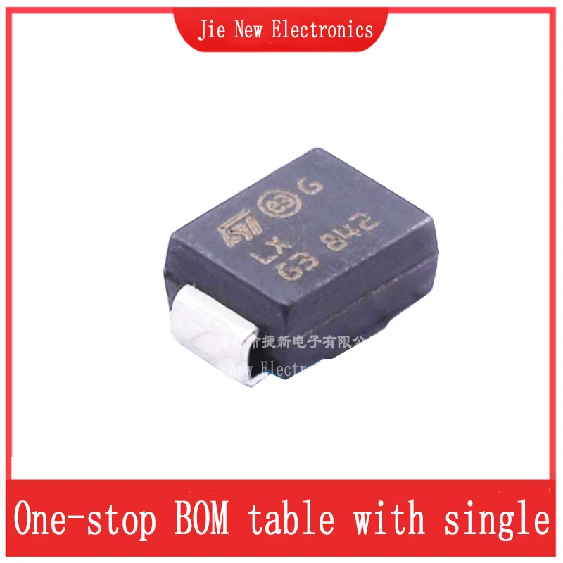 50PCS SMB_DO-214AA  SM6T6V8CA SM6T7V5CA SM6T10CA SM6T12CA SM6T15CA SM6T18CA SM6T22CA SM6T24CA SM6T27CA SM6T30CA 600W Tvs Diode