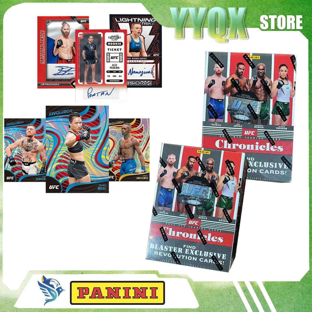 panini-2026-new-chronicles-ufc-trading-card-combat-octagon-cage-collection-boy-periphery-surprise-gift-rare-toy-ornament