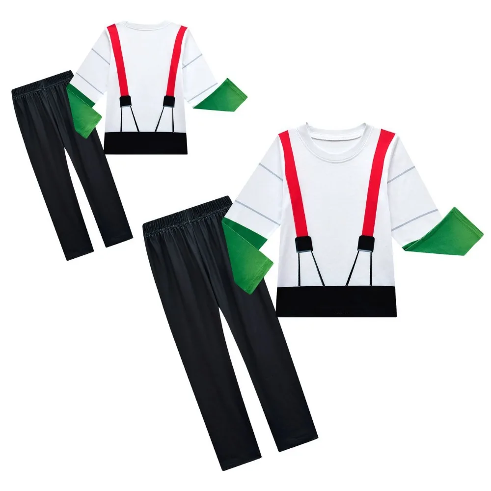 

Anime Cosplay Cartoon Movie The Bad Guys Outfits Male Roleplay Children's Halloween Cosplay Long Sleeved Pants Set