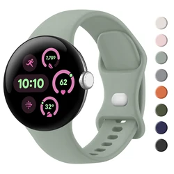 No Gap Silicone Strap For Google Pixel Watch 2/1 Bracelet Correa Smartwatch Accessories Belt for Pixel Watch 3 41mm Sport Band