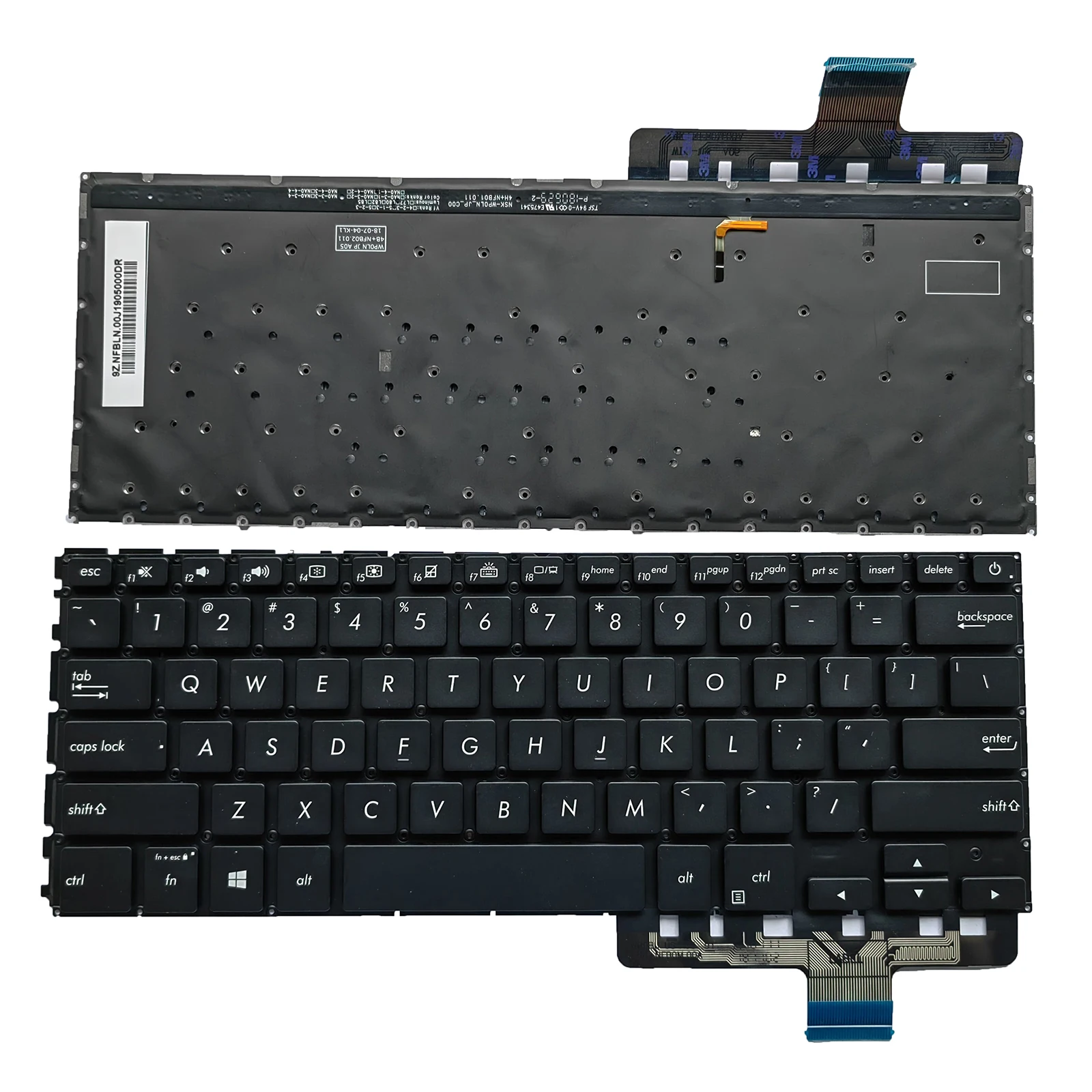 Teclado para laptop ASUS Pro 14 UX450F UX450FD UX450FDX 13N1-5SA0211 UX450 US