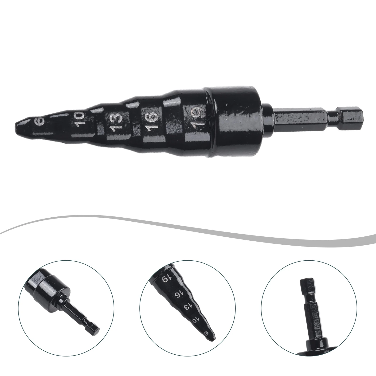 For Air Conditioner Air Conditioner Tool Swaging Drill Bit Set For Home Repair Five Different Sizes Carbon Steel Material