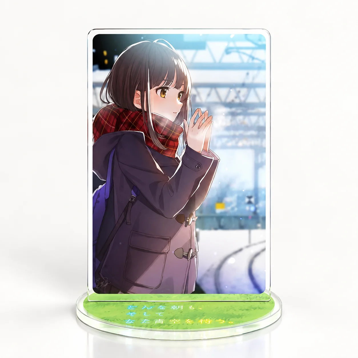 Shave And Pick Up A High School Girl Acrylic Stand Anime Character Desktop Display Collectible Manga Fan Gift Keychain Cartoon